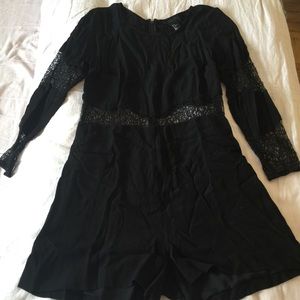 H&M BLACK LACE ROMPER! Size 10